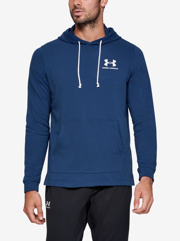 Mikina Under Armour Sportstyle Terry Hoodie Man Blue