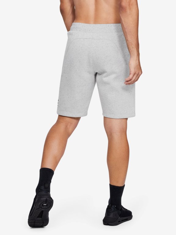 Kraťasy Under Armour Speckled Fleece Shorts Man White