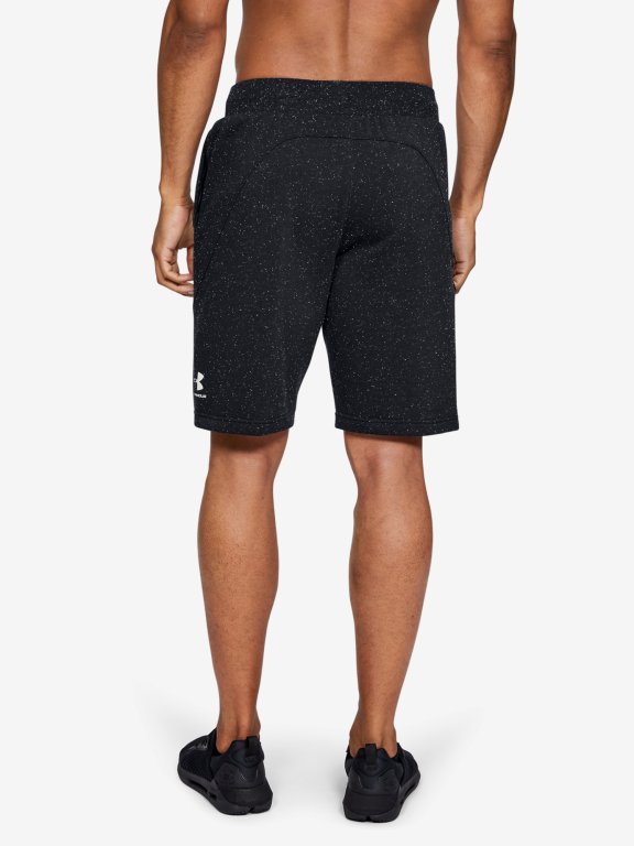 Kraťasy Under Armour Speckled Fleece Short Man Black