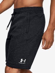 Kraťasy Under Armour Speckled Fleece Short Man Black