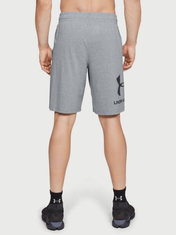 Kraťasy Under Armour Sportstyle Cotton Graphic Short Man Gray