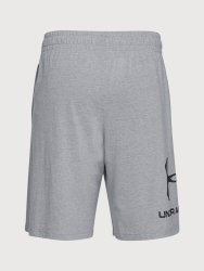 Kraťasy Under Armour Sportstyle Cotton Graphic Short Man Gray