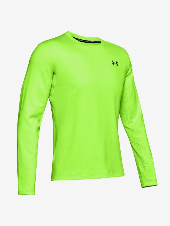 Triko Under Armour Qualifier Coldgear Longsleeve Man Green