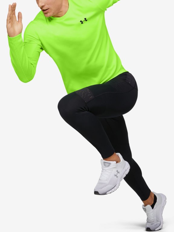 Triko Under Armour Qualifier Coldgear Longsleeve Man Green