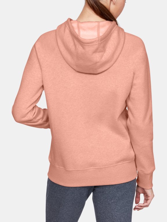 Mikina Under Armour Rival Fleece Sportstyle Graphic Hoodie Wmn Pink