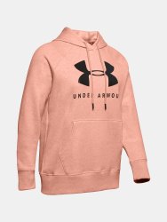 Mikina Under Armour Rival Fleece Sportstyle Graphic Hoodie Wmn Pink