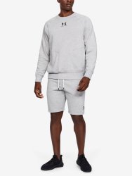 Mikina Under Armour Speckled Fleece Crew Man White