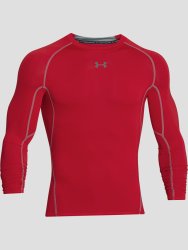 Tričko Under Armour HG LS Man Red