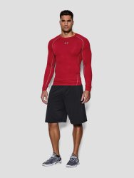 Tričko Under Armour HG LS Man Red