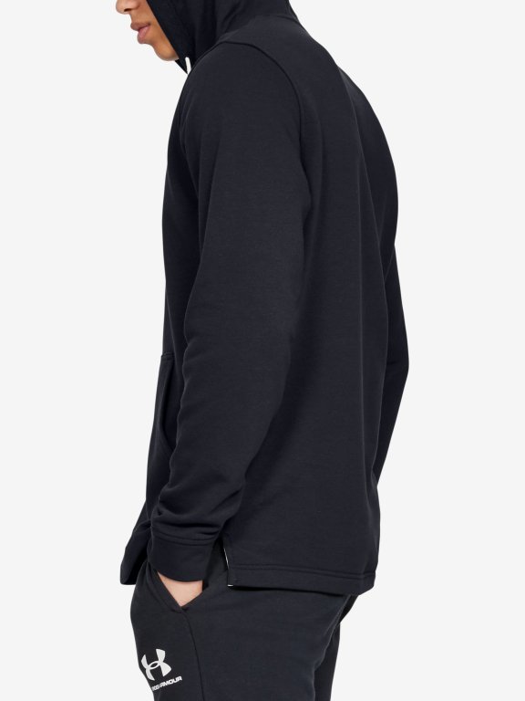 Mikina Under Armour Sportstyle Terry Logo Hoodie Man Black