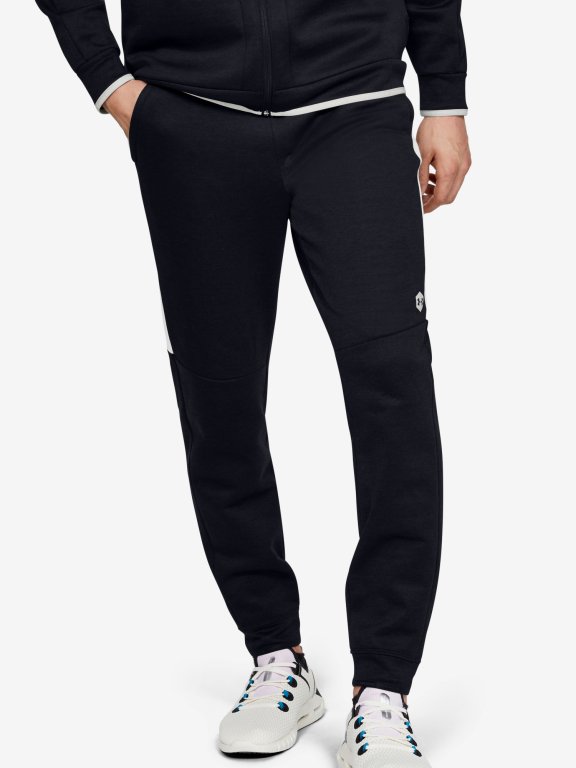 Tepláky Under Armour Athlete Recovery Fleece Pant Man Black