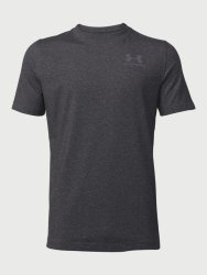 Triko Under Armour EU Cotton Short Sleeve Jr Black
