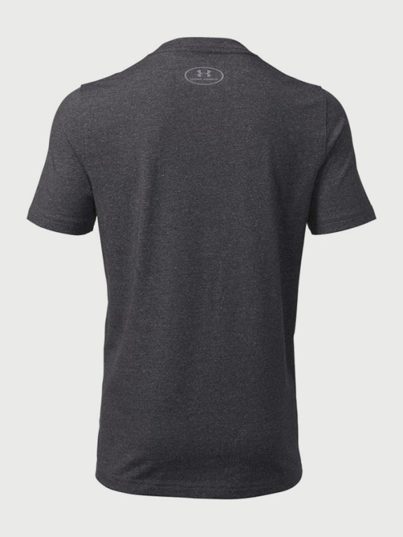 Triko Under Armour EU Cotton Short Sleeve Jr Black