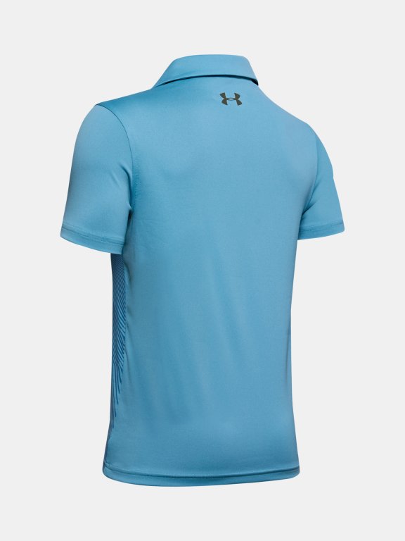 Triko Under Armour Tour Tips Bunker Polo Jr Blue