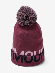 Čepice Under Armour Graphic Pom Beanie Wmn Purple