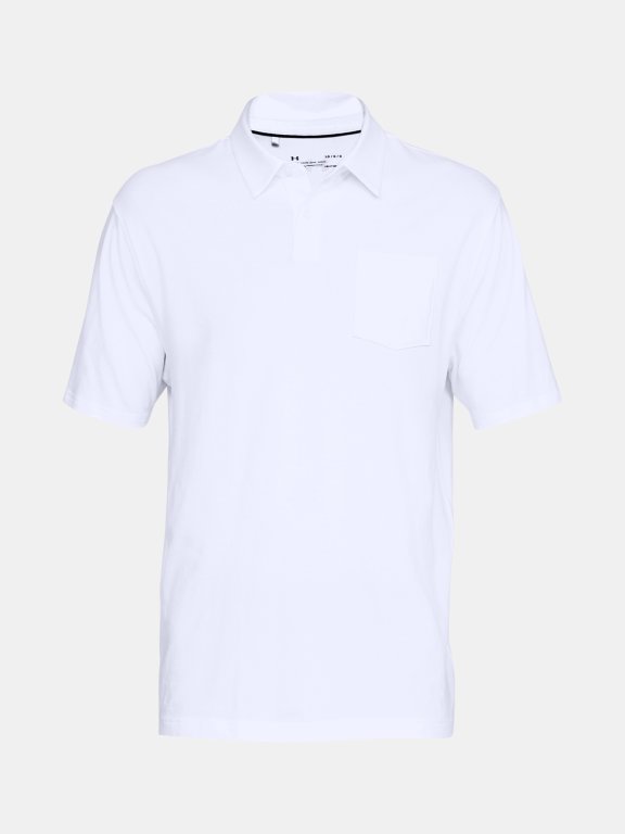 Triko Under Armour CC Scramble Polo Man White