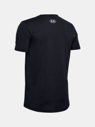 Triko Under Armour Sportstyle Left Chest SS Jr Black
