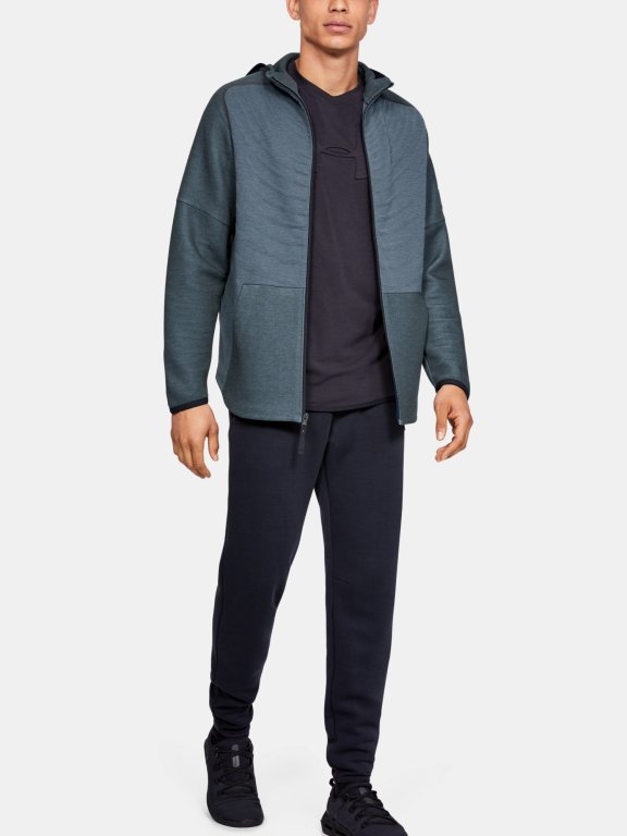 Mikina Under Armour Move Light Radial Fz Man Gray