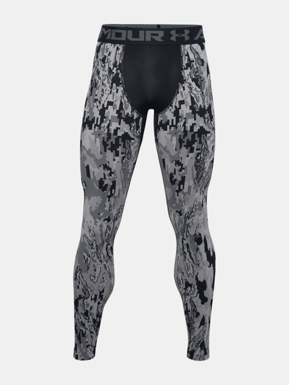 Legíny Under Armour Armour HG 2.0 Print Lgs Man Black