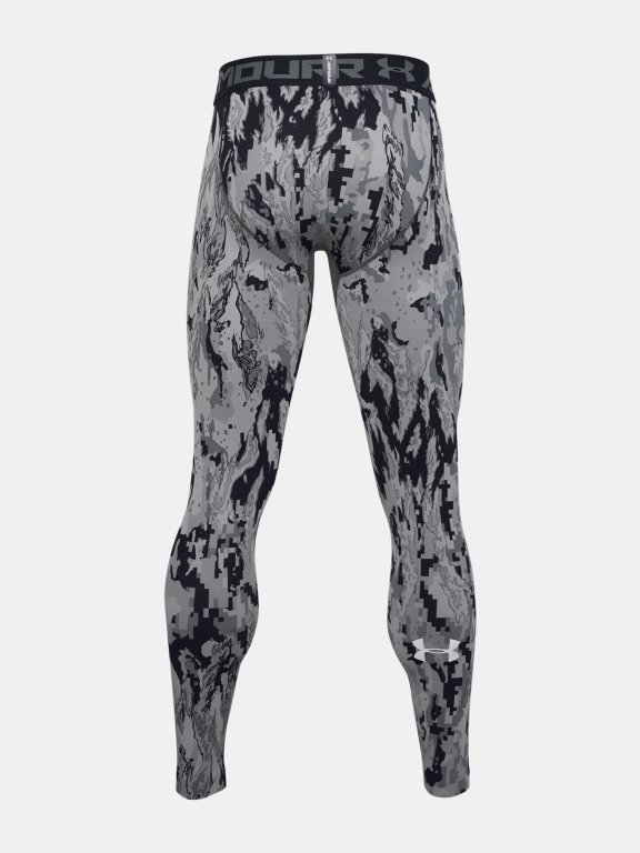 Legíny Under Armour Armour HG 2.0 Print Lgs Man Black