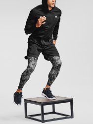 Legíny Under Armour Armour HG 2.0 Print Lgs Man Black