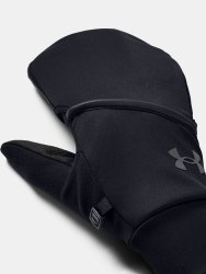 Rukavice Under Armour Convertible Run Gloves Man Black