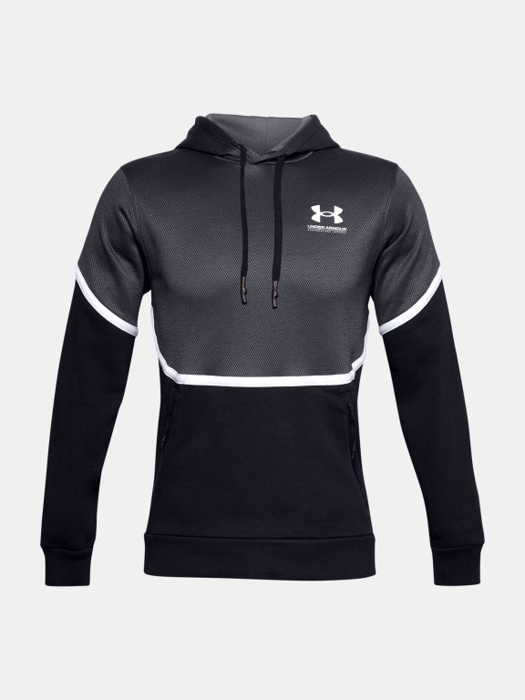 Mikina Under Armour Rival Fleece AMP HD Man Black