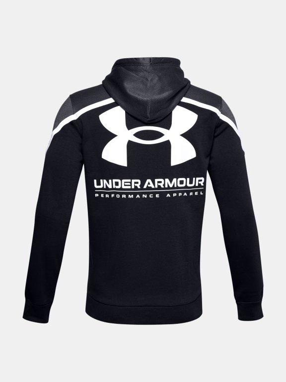 Mikina Under Armour Rival Fleece AMP HD Man Black