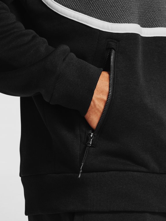 Mikina Under Armour Rival Fleece AMP HD Man Black