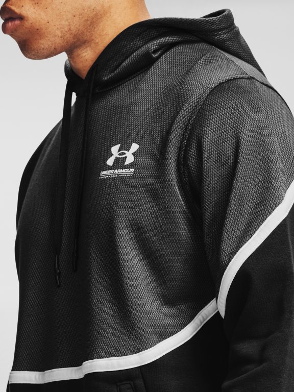 Mikina Under Armour Rival Fleece AMP HD Man Black