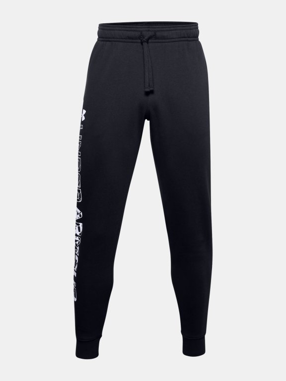Tepláky Under Armour Rival Flc Graphic Joggers Man Black