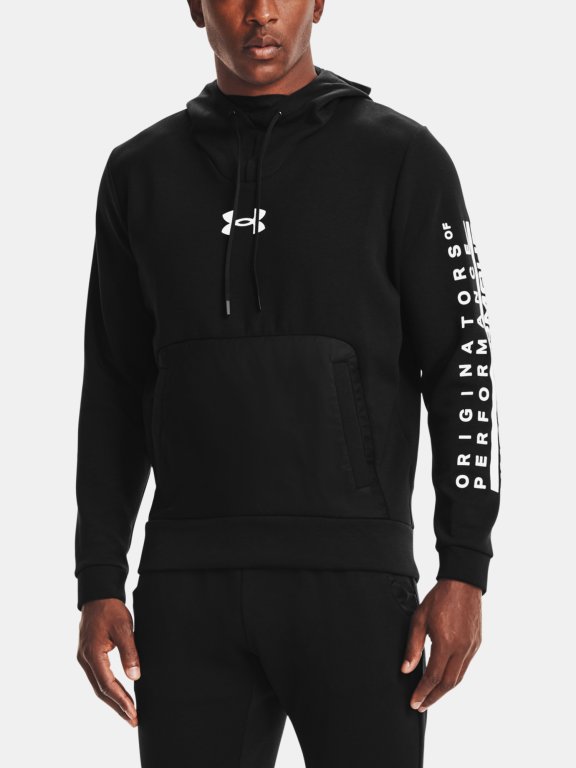 Mikina Under Armour Sportstyle Apollo Hoodie Man Black