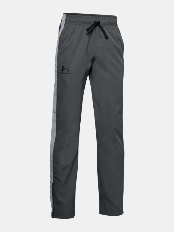Tepláky Under Armour Woven Track Pants Jr Gray