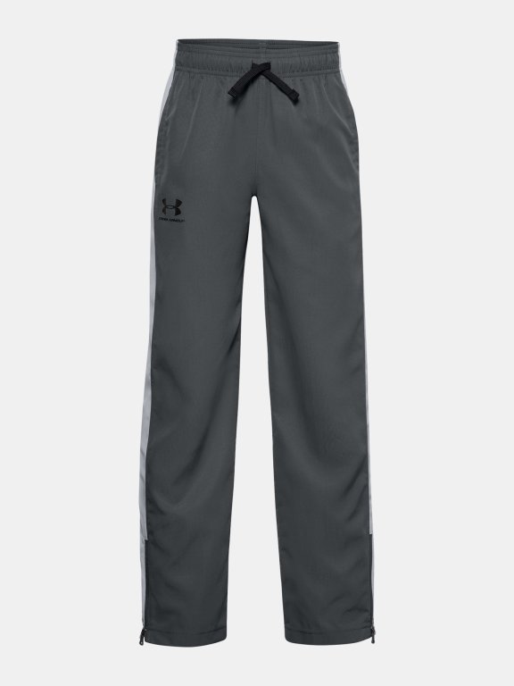 Tepláky Under Armour Woven Track Pants Jr Gray