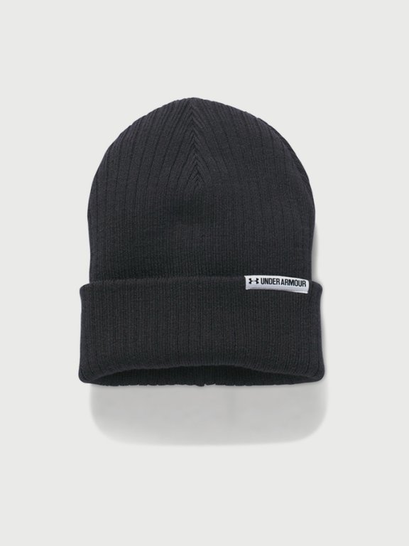 Čepice Under Armour Boyfriend Cuff Beanie Wmn Black