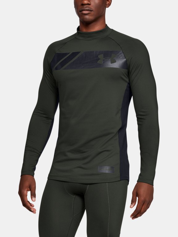 Triko Under Armour Gametime CG Mock Man Green
