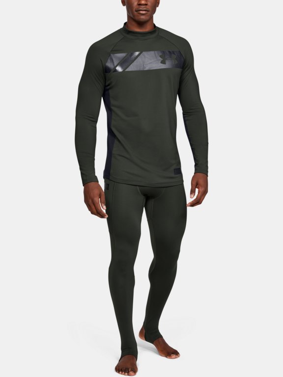 Triko Under Armour Gametime CG Mock Man Green