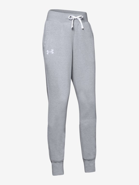 Tepláky Under Armour Rival Joggers Jr gray green