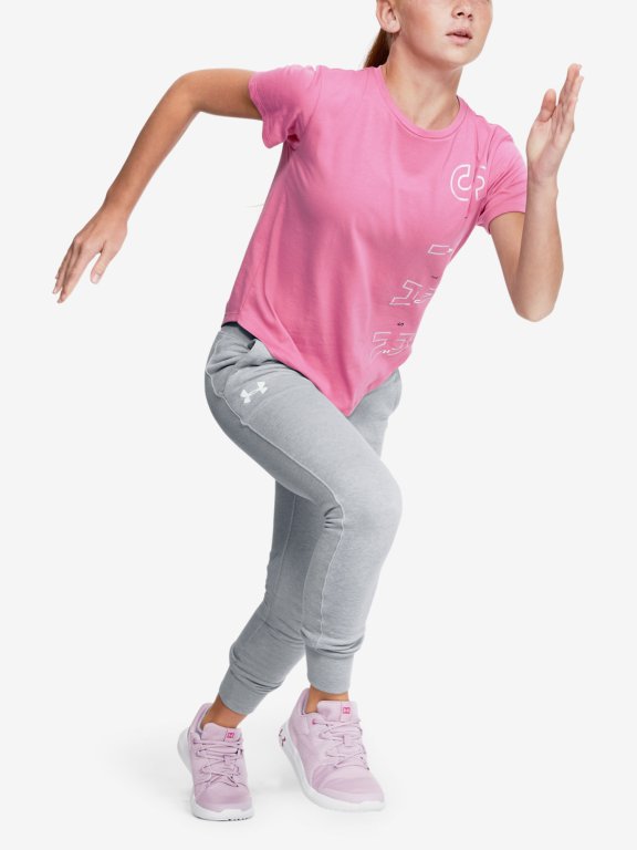 Tepláky Under Armour Rival Joggers Jr gray green