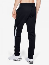 Tepláky Under Armour Athlete Recovery Knit Warm Up Bottoma Man Black