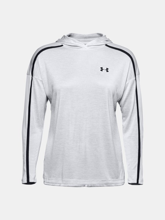 Mikina Under Armour Tech Twist Graphic Hoodie Wmn Gray