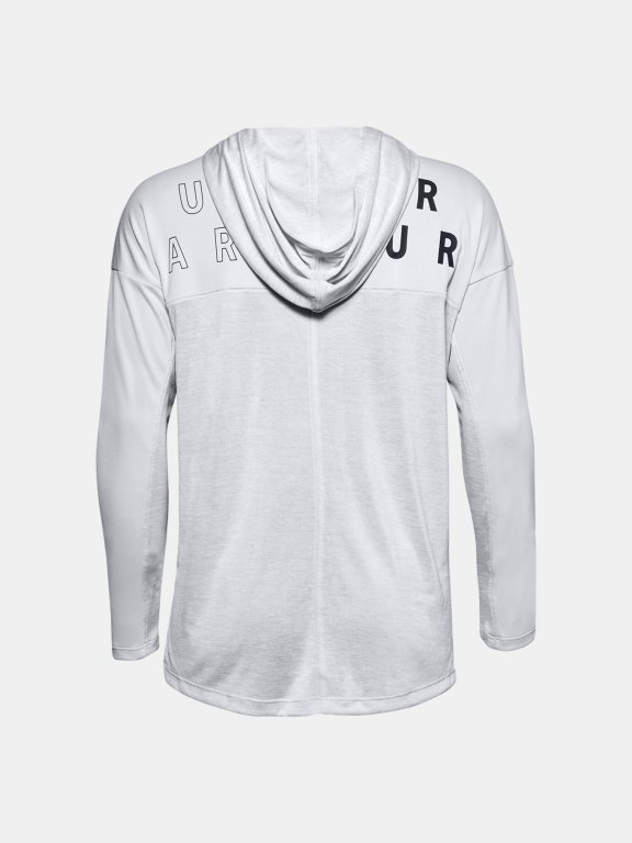 Mikina Under Armour Tech Twist Graphic Hoodie Wmn Gray