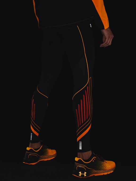 Legíny Under Armour Qualifier SpeedPocket Hea Man Black