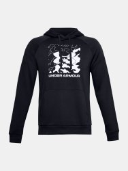 Mikina Under Armour Rival Fleece Box Logo HD Man Black