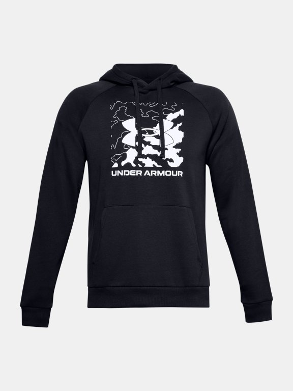 Mikina Under Armour Rival Fleece Box Logo HD Man Black
