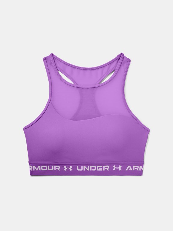 Podprsenka Under Armour Mid Crossback M Bra Wmn Purple