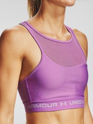 Podprsenka Under Armour Mid Crossback M Bra Wmn Purple