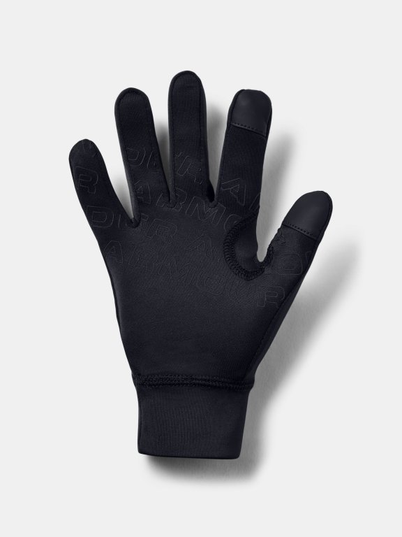 Rukavice Under Armour Liner Glove Jr Black