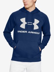 Mikina Under Armour Rival Fleece Sportstyle Logo Hoodie Man Blue