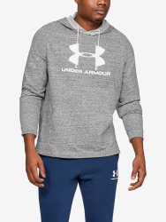 Mikina Under Armour Sportstyle Terry Logo Hoodie Man White